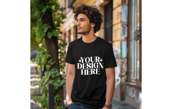 Download Bella Canvas 3001 Tshirt Man Black Color - Bella canvas Collection