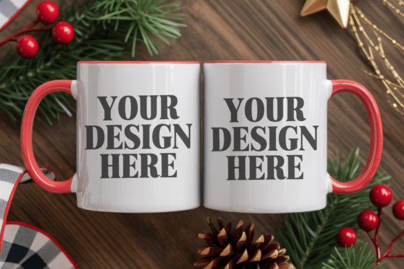 Download 11oz White Christmas Mug Mockup 2 - Christmas mug mockup Collection