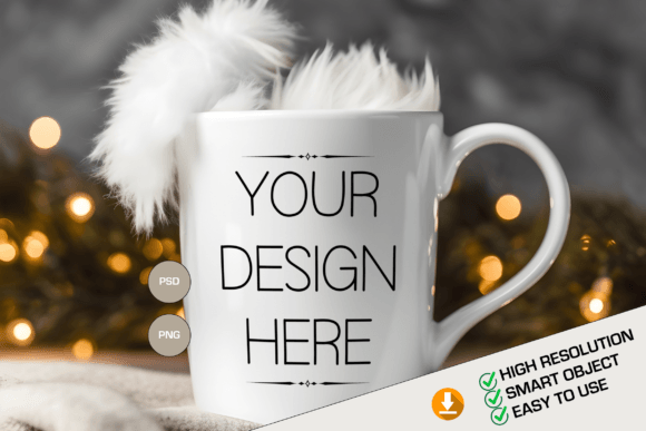 Download Christmas Mug Mockup, PSD Mug Template - Christmas mug mockup Collection